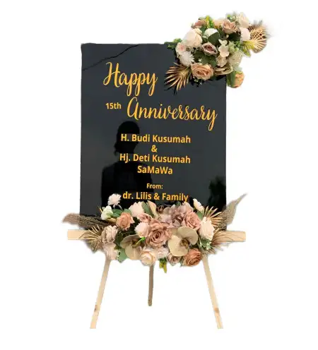 Papan Bunga Akrilik Granting