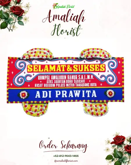 Papan Bunga Ucapan Selamat Granting