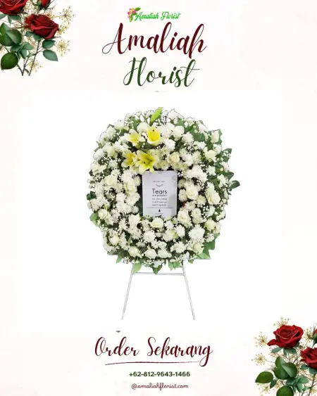 Krans Bunga Duka Granting